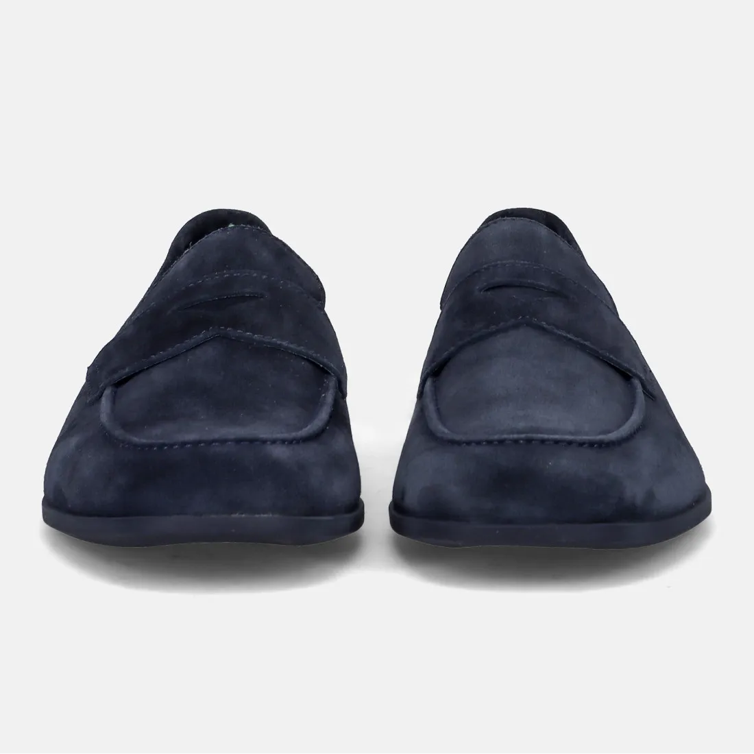 Mocassino Fratelli Rossetti Yacht Portofino blu in camoscio