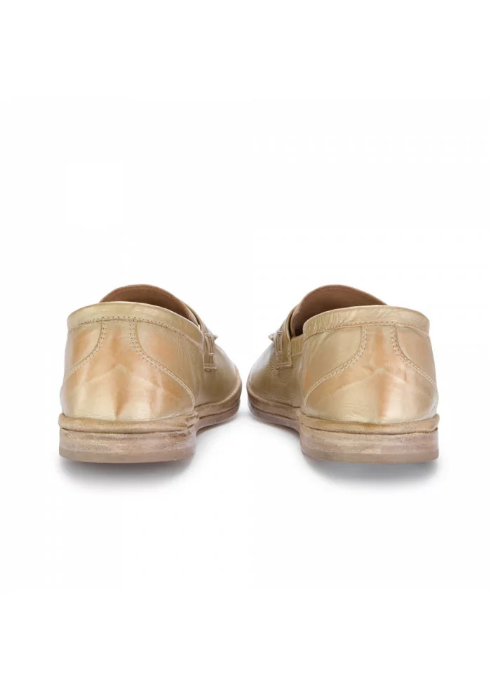 MOMA | SCARPE MOCASSINO PALLAS METAL ORO
