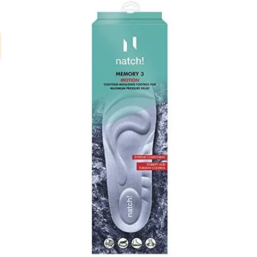 Natch! Memory 3 Motion 9042 gray insole
