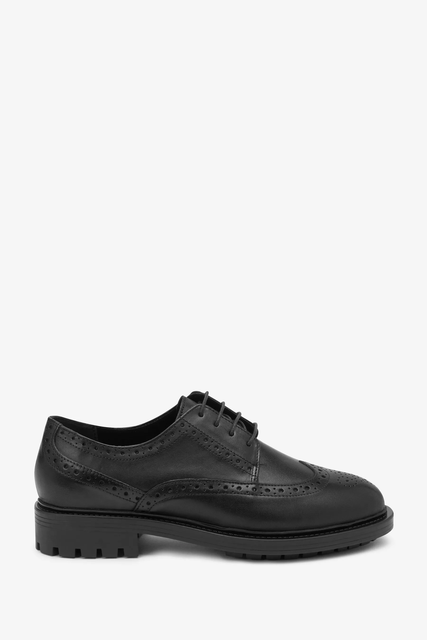 Nero  - Forever Comfort® - Scarpe brogue spesse in pelle Pizzo Scarpe