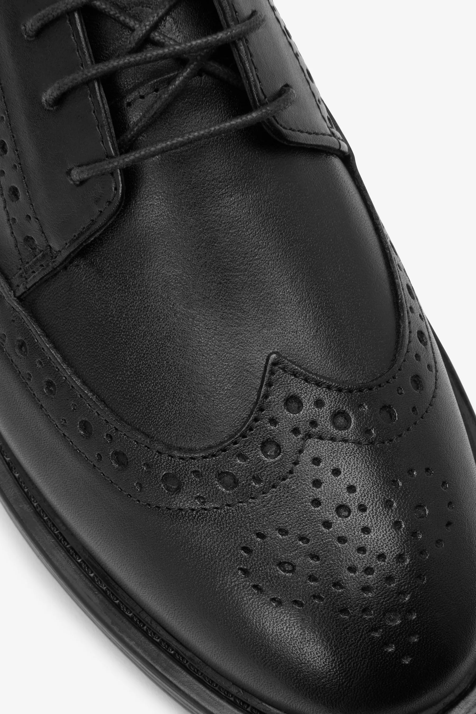 Nero  - Forever Comfort® - Scarpe brogue spesse in pelle Pizzo Scarpe
