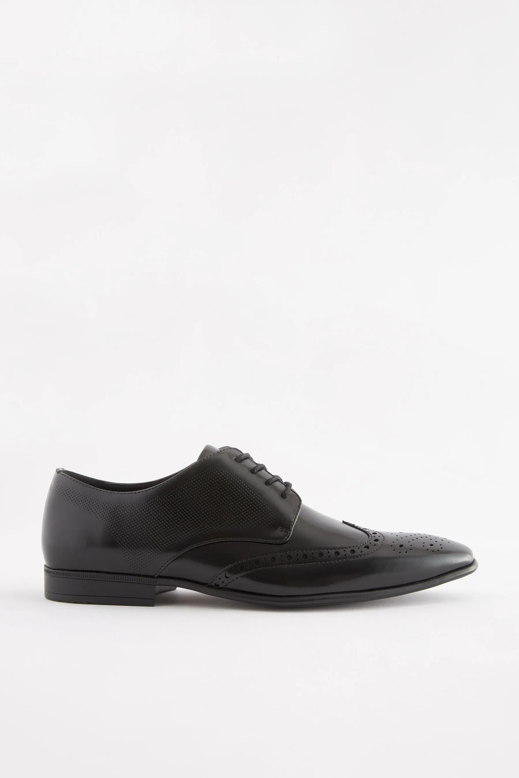 Nero  - Scarpe brogue lucide