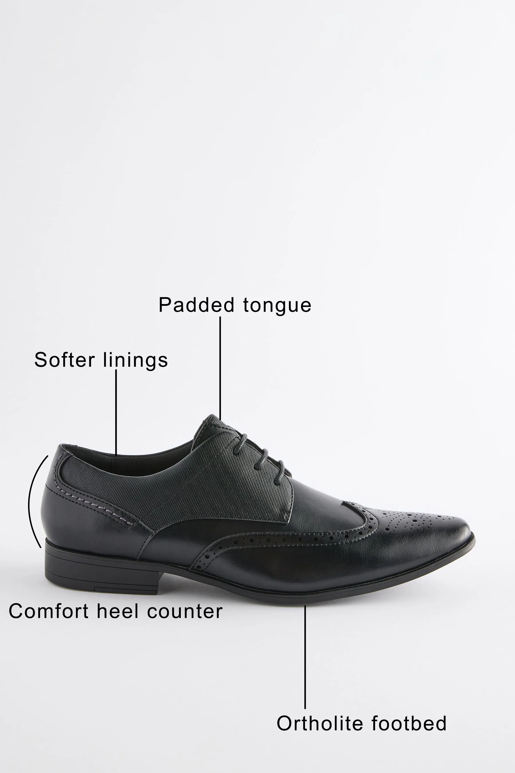 Nero  - Scarpe brogue