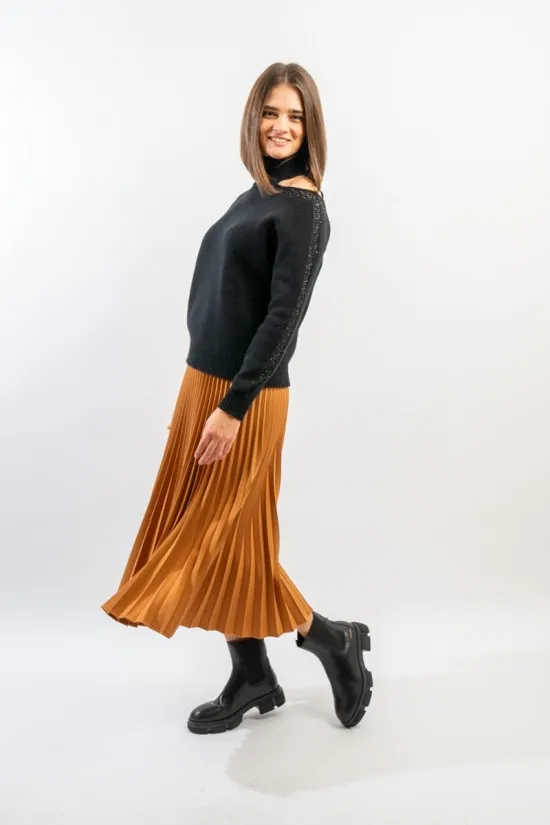 NIU GONNA PLISSE AW23422 T094