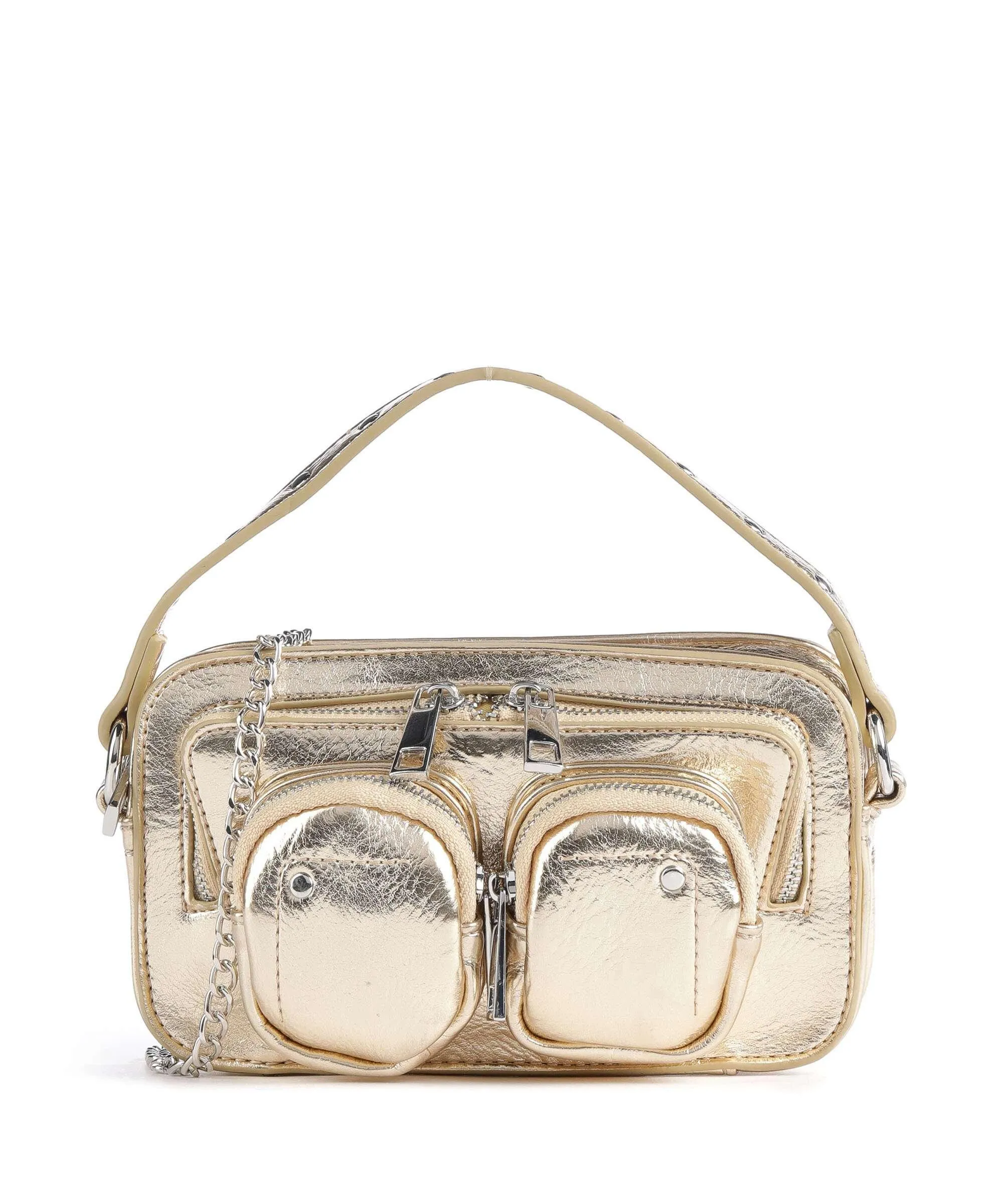  Núnoo Recycled Cool Helena Borsa a tracolla pelle sintetica oro  