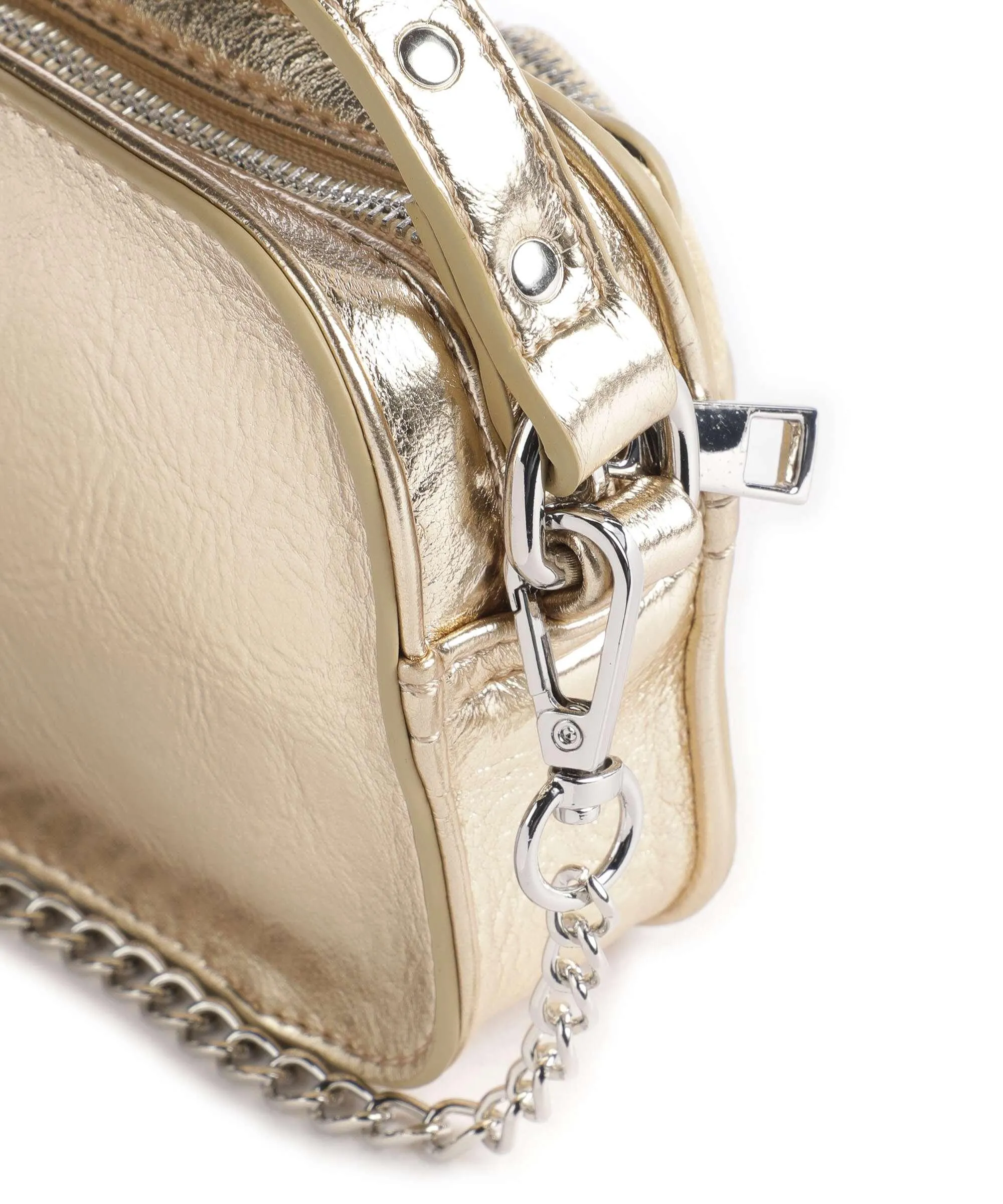  Núnoo Recycled Cool Helena Borsa a tracolla pelle sintetica oro  
