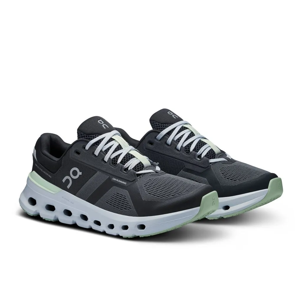On Running Women Cloudrunner 2 Wide - Shadow / Lima