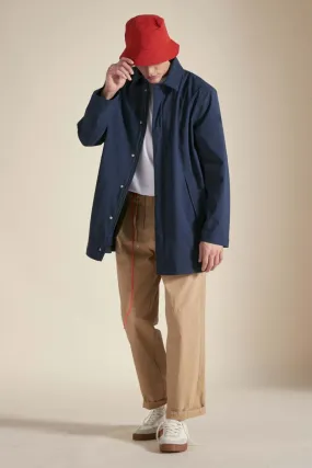 ORION – Giacca blu lunga in softshell