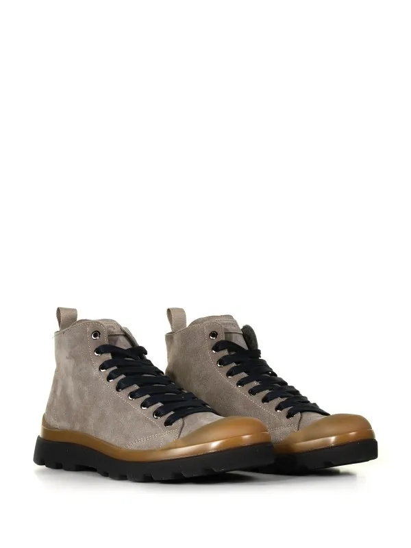 P03 suede ankle boot