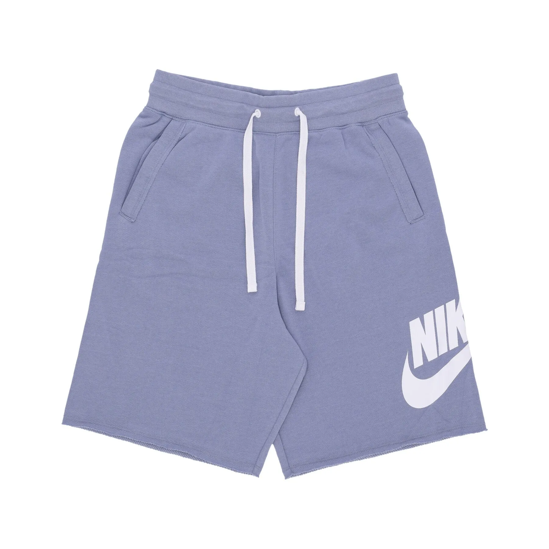Pantalone Corto Tuta Uomo Club Alumni Hbr Ft Short Ashen Slate/white/white
