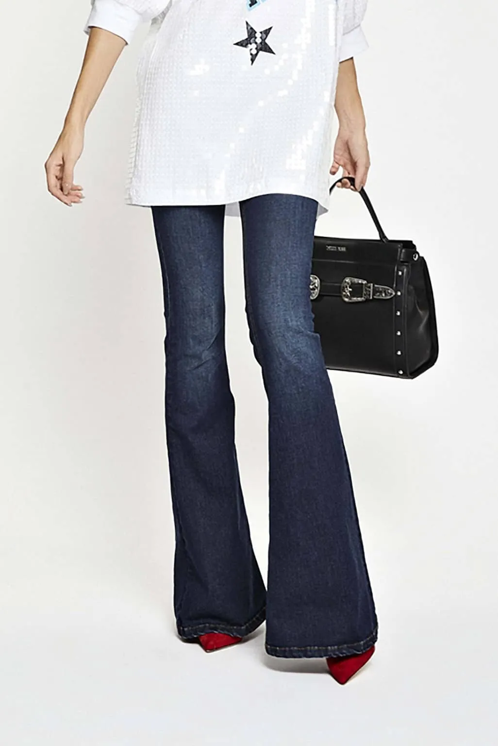 Pantalone jeans svasato