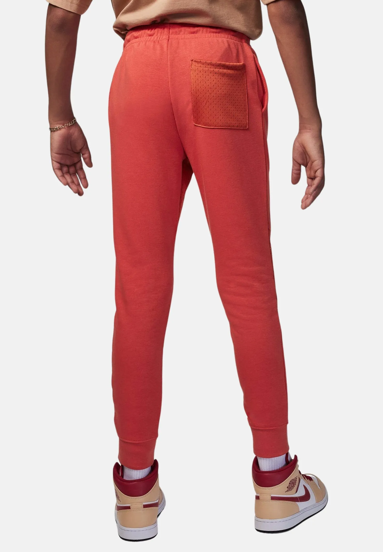 Pantaloni rossi bambino bambina jbd off court flight