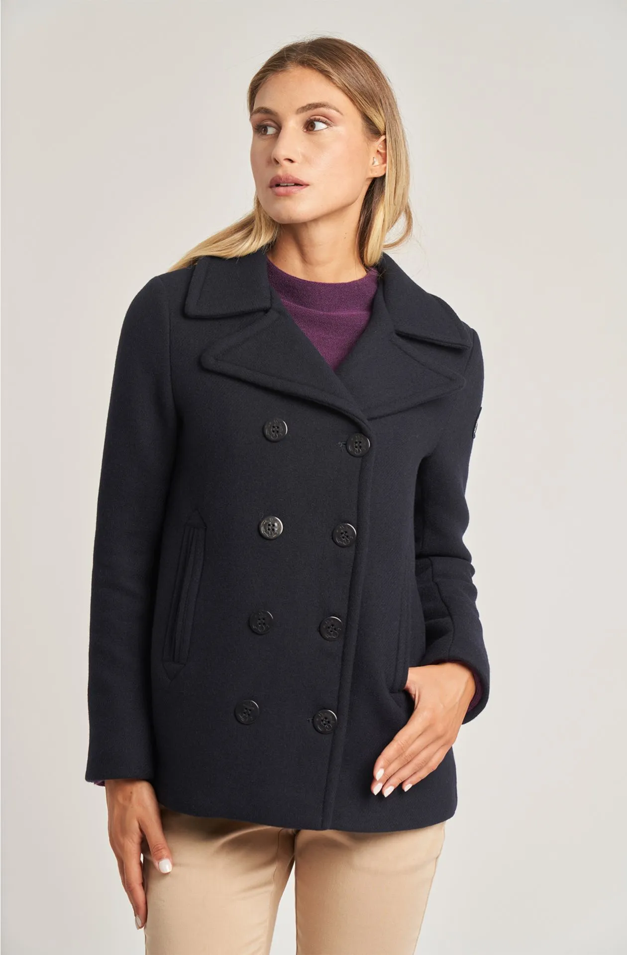     Peacoat da donna Amerigo Vespucci in misto lana