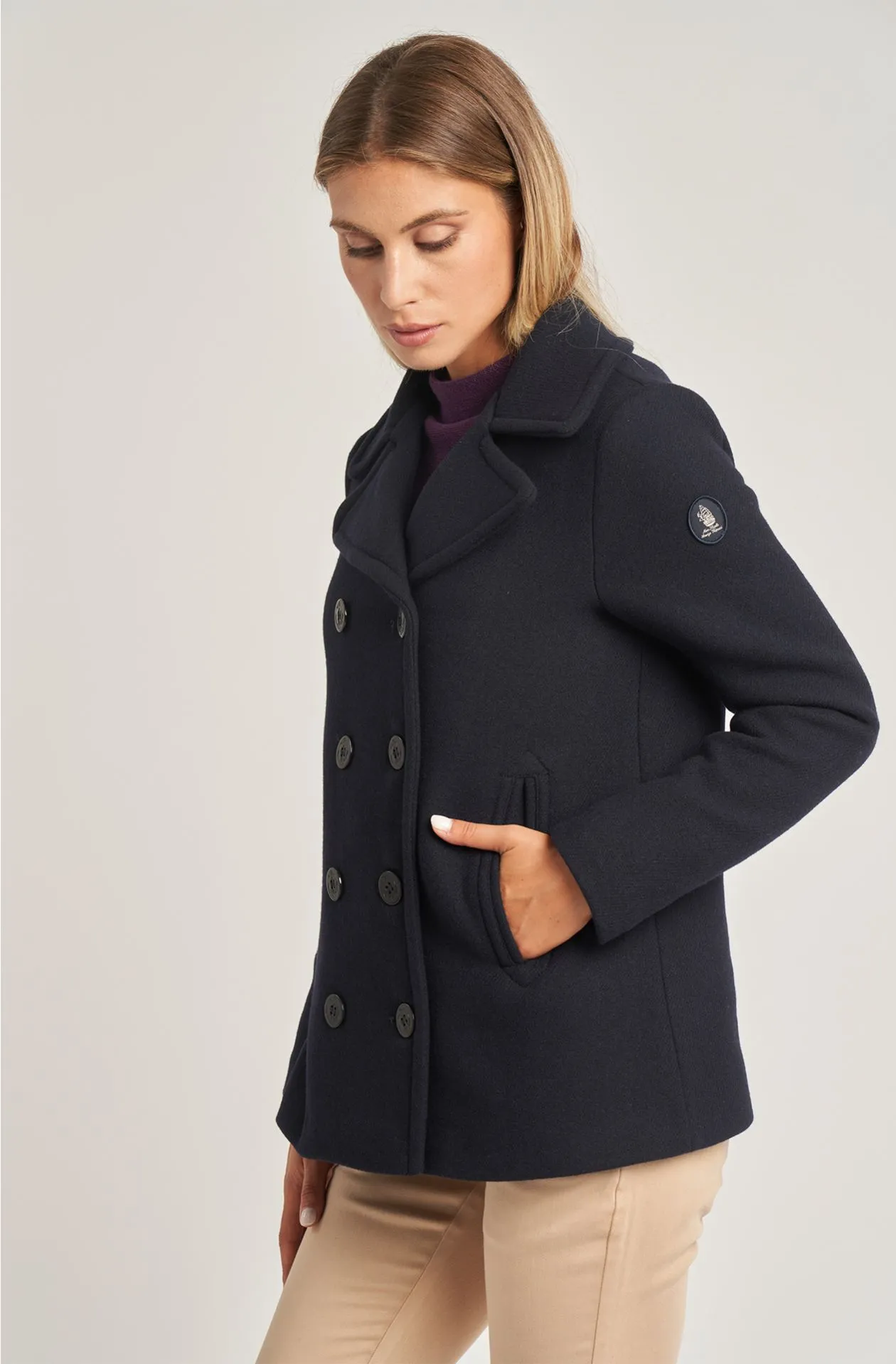     Peacoat da donna Amerigo Vespucci in misto lana