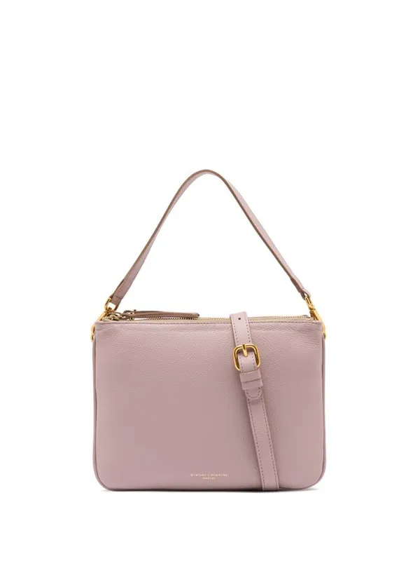 Pink Frida shoulder bag in matte leather