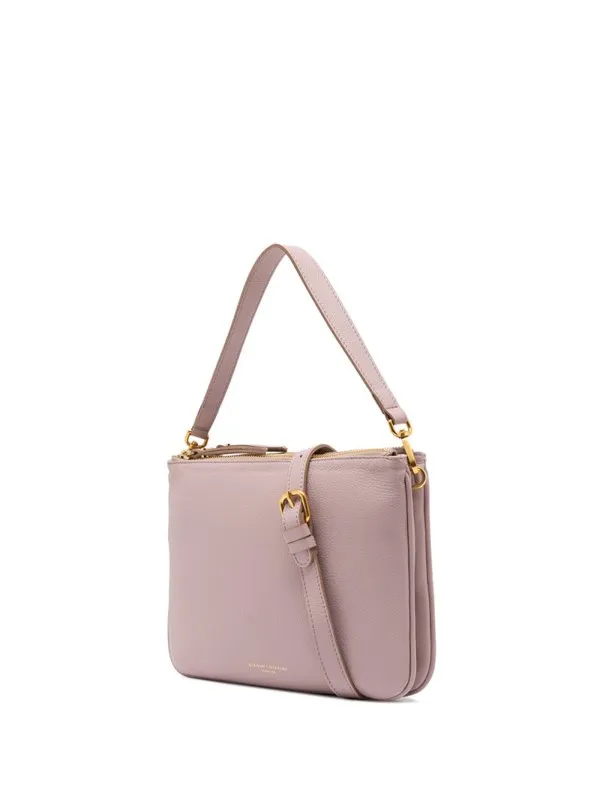 Pink Frida shoulder bag in matte leather