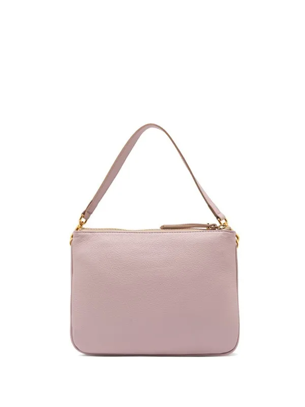 Pink Frida shoulder bag in matte leather