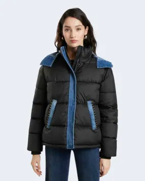 Piumino Desigual padded austen Nero