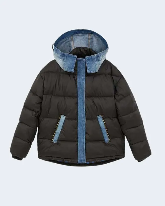 Piumino Desigual padded austen Nero