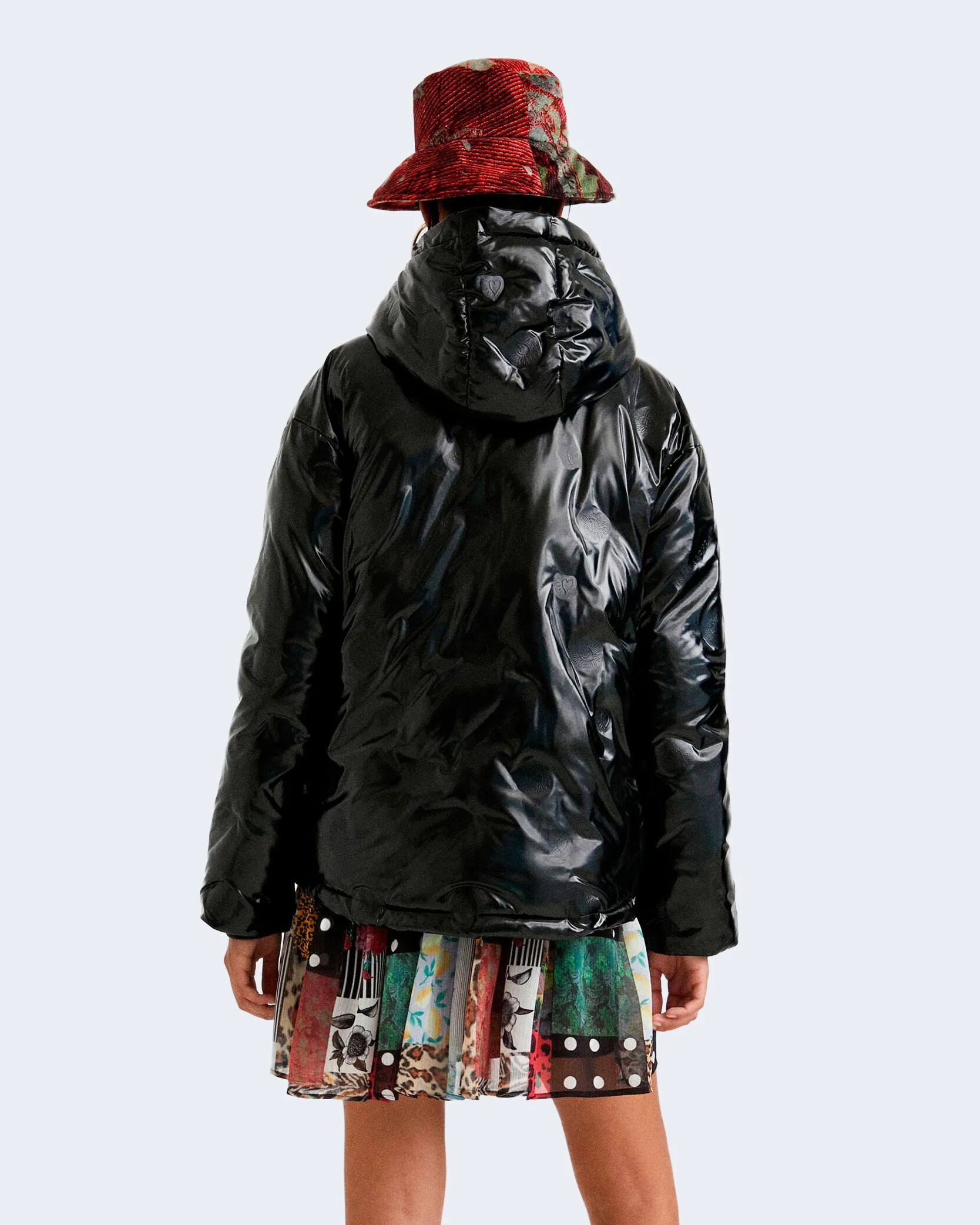 Piumino Desigual padded sunlion Nero