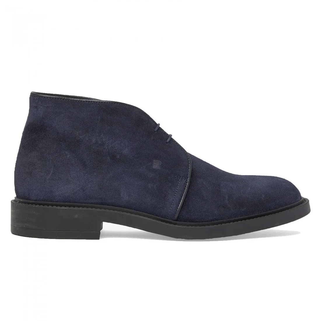Polacchino Desert Boot Fratelli Rossetti blu marine in camoscio