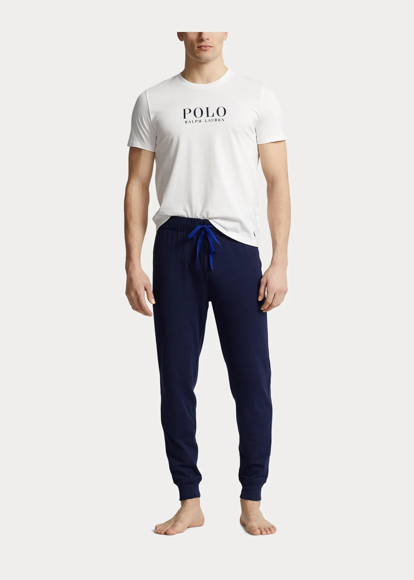 POLO RALPH LAUREN Maglietta da notte in jersey con logo