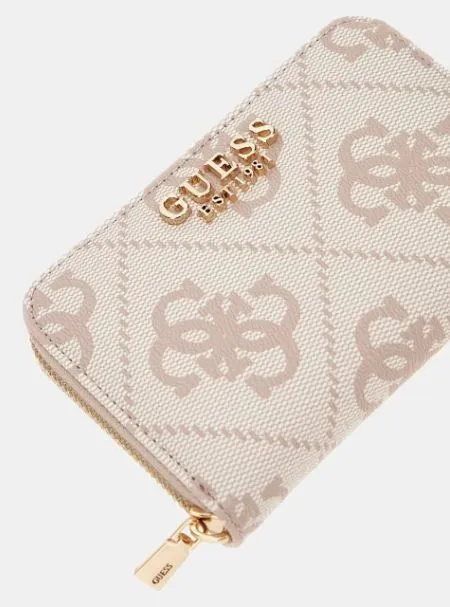 Portafoglio Simil Pelle Guess Eliette Logo SO931540 Dove Logo