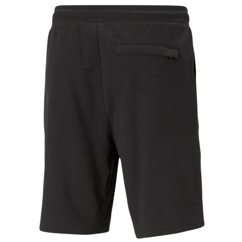 PUMA - Classic Logo Bermuda in Cotone Nero da Bambino - 586971-01