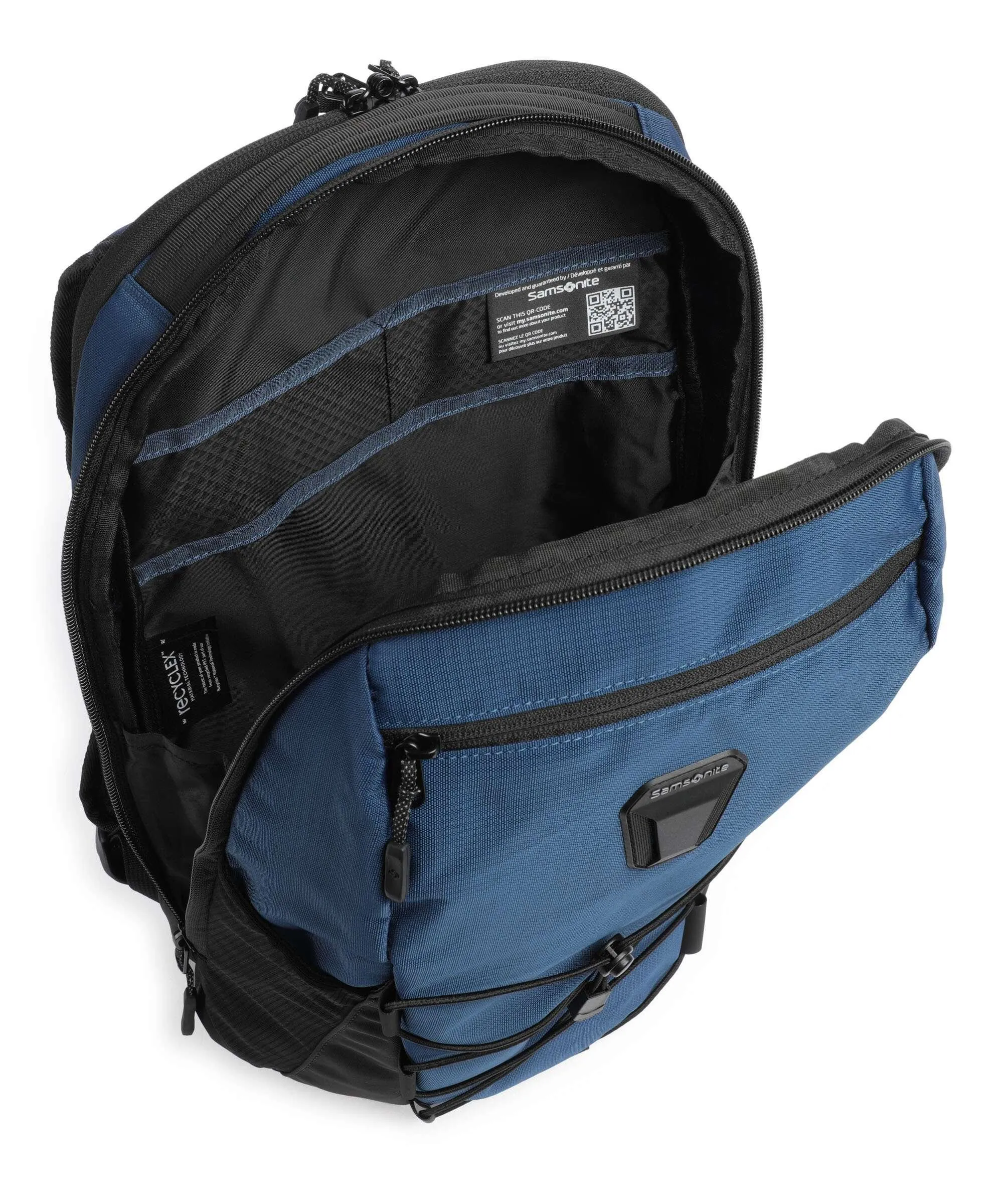  Samsonite Dye-Namic S Zaino 14″ poliestere riciclato blu scuro  