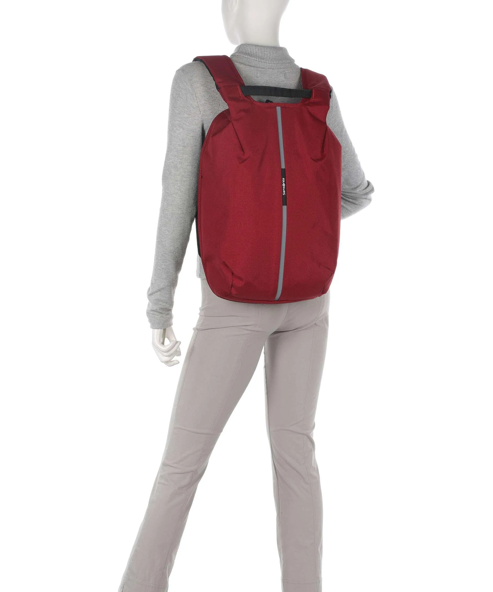  Samsonite Securipak Zaino 15″ poliestere riciclato rosso  
