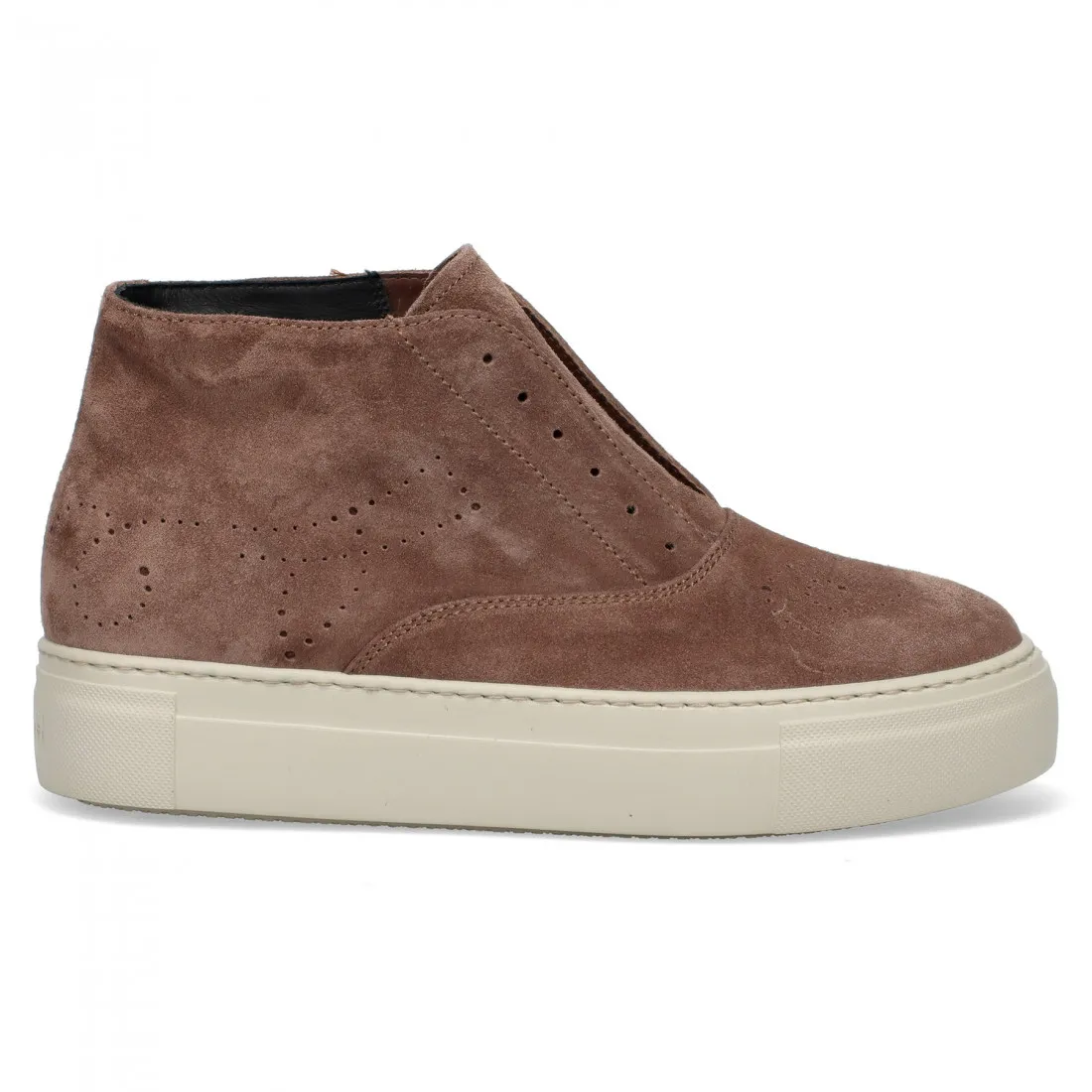 Scarpa Hi-top Fratelli Rossetti Hobo Sport in camoscio tortora