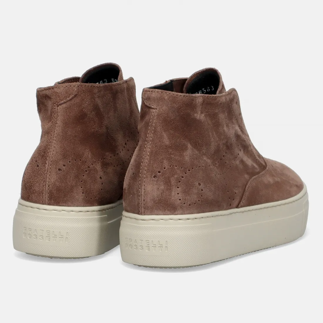 Scarpa Hi-top Fratelli Rossetti Hobo Sport in camoscio tortora