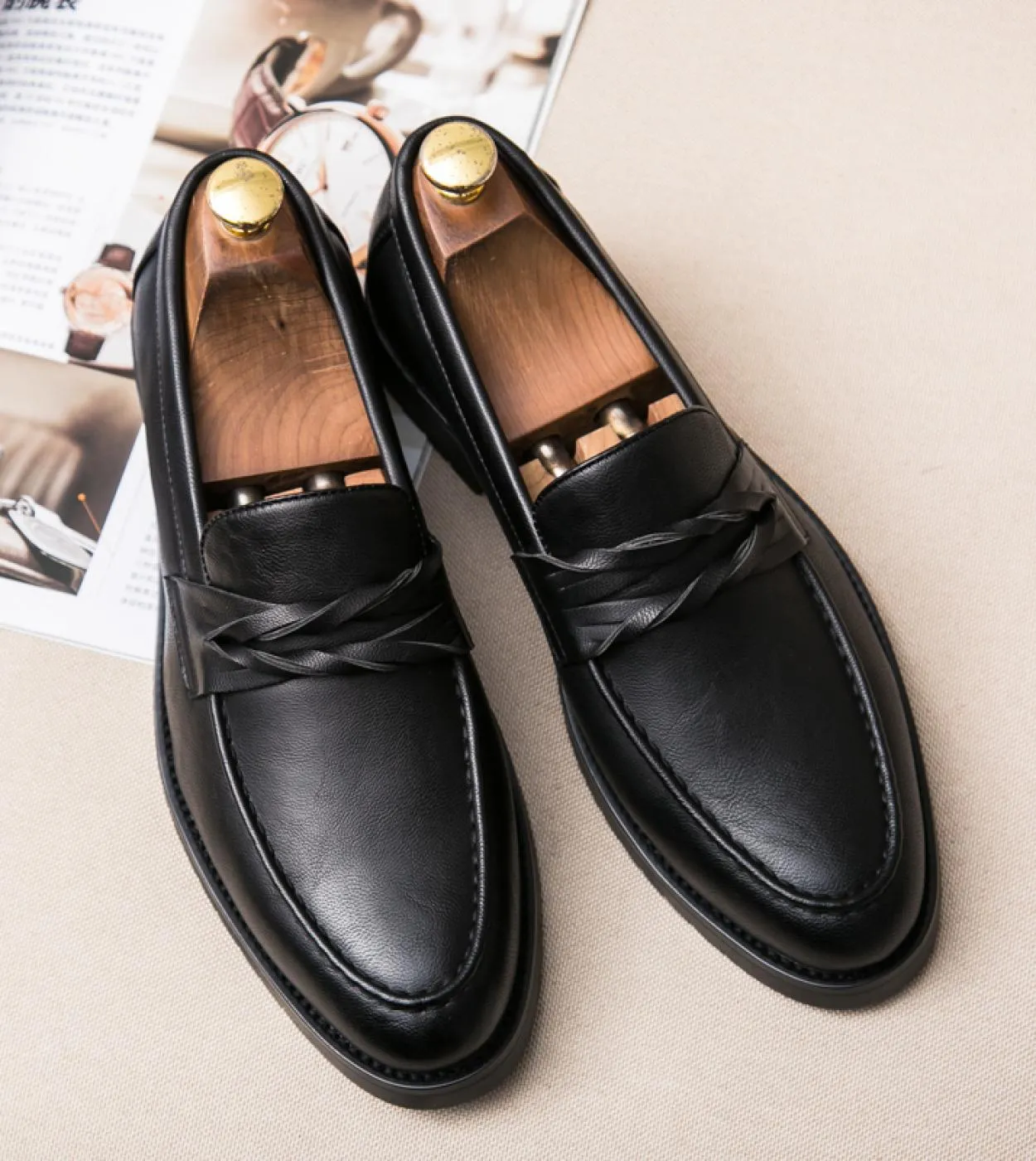 Scarpe da uomo in pelle formale Scarpe da lavoro Oxford Scarpe casual in pelle di lusso di alta qualità Scarpe classiche Lefu co