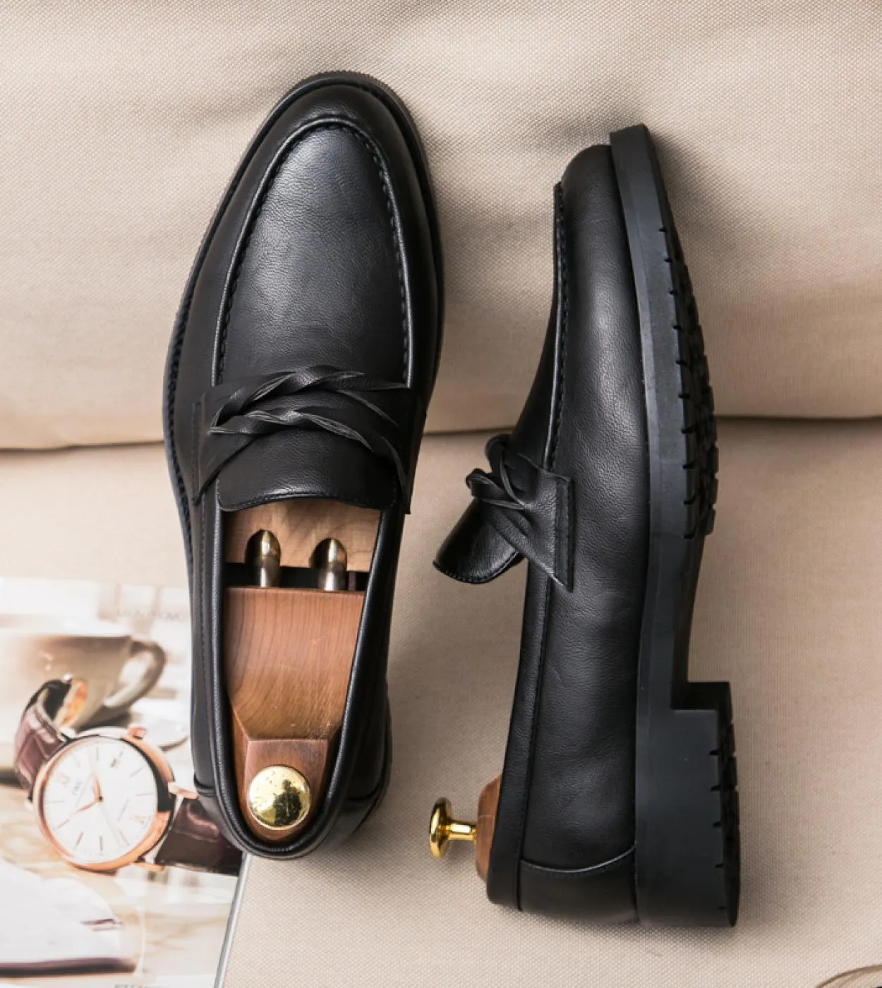 Scarpe da uomo in pelle formale Scarpe da lavoro Oxford Scarpe casual in pelle di lusso di alta qualità Scarpe classiche Lefu co
