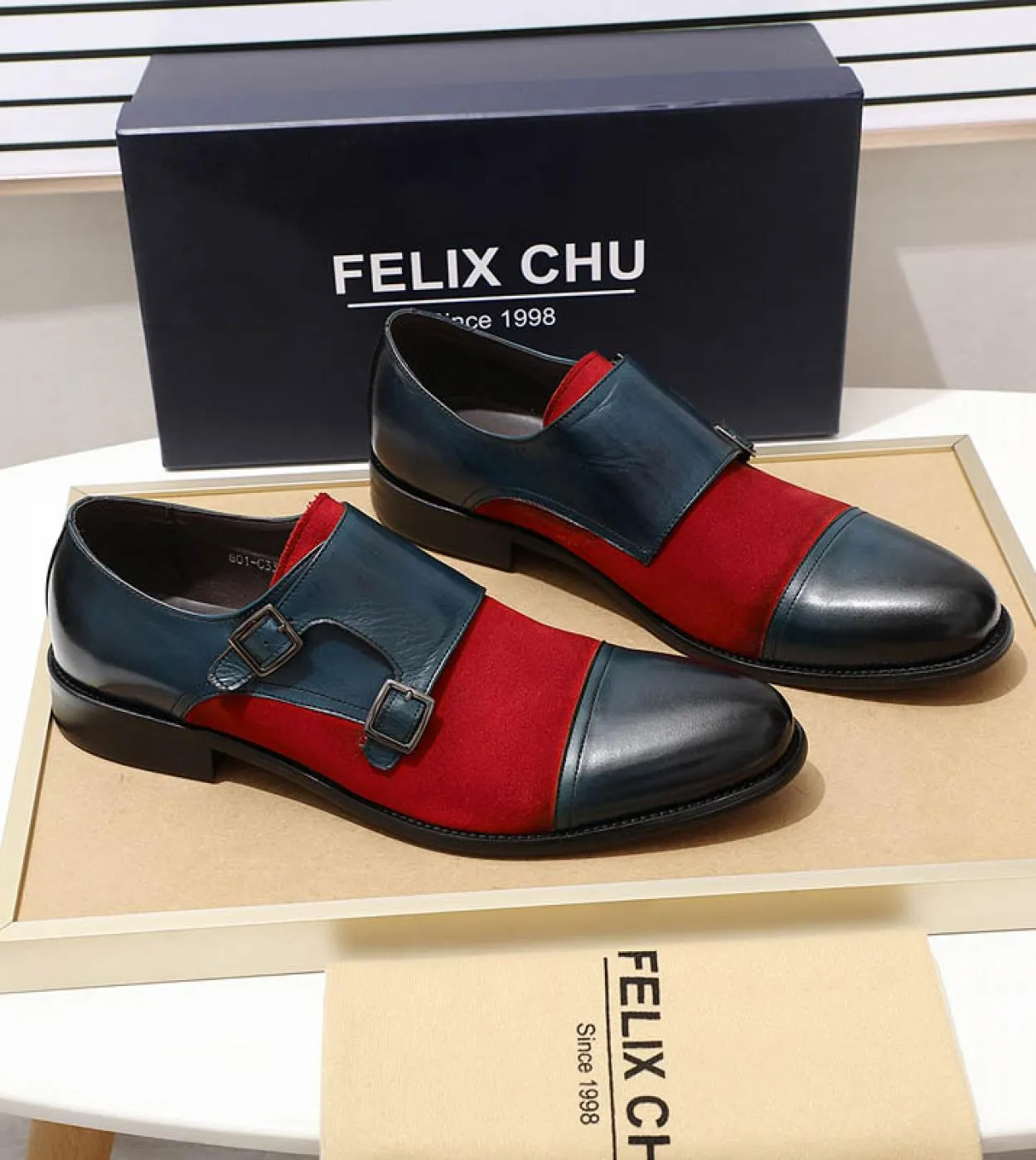 Scarpe eleganti da uomo con doppio cinturino Monk Scarpe eleganti marroni da uomo con fibbia Scarpe oxford da uomo