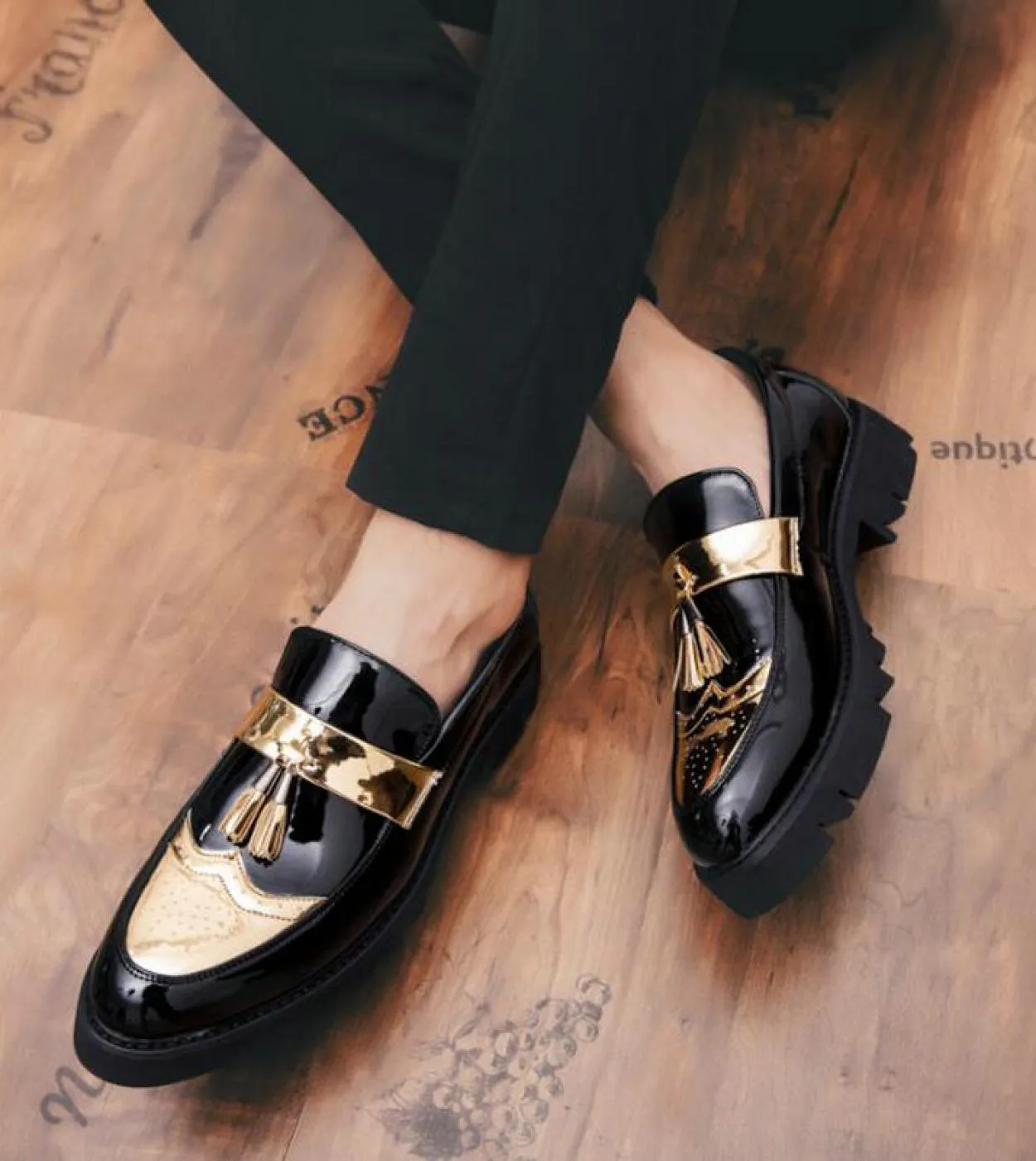 Scarpe eleganti italiane da uomo con nappa, scarpe da uomo brogue italiane, nuove scarpe brogue maschili