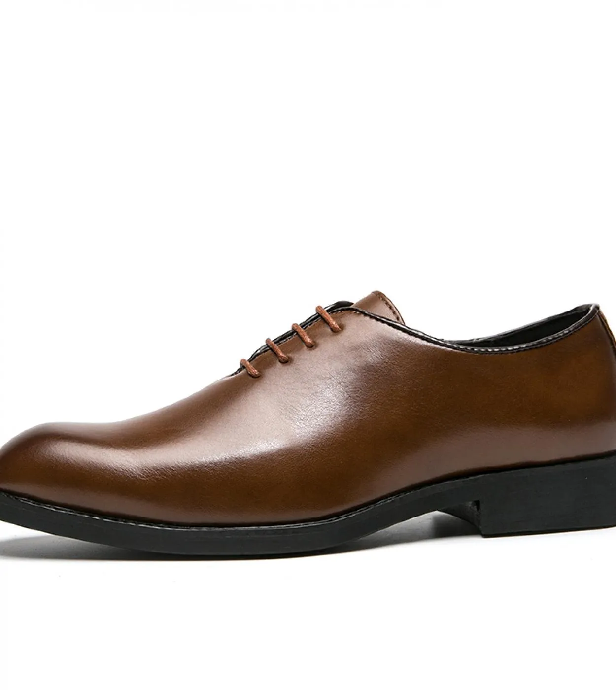 Scarpe Oxford Scarpe da uomo Pu Tinta unita Moda Business Casual Party Outdoor Semplice Stringata Punta tonda Scarpe eleganti cl