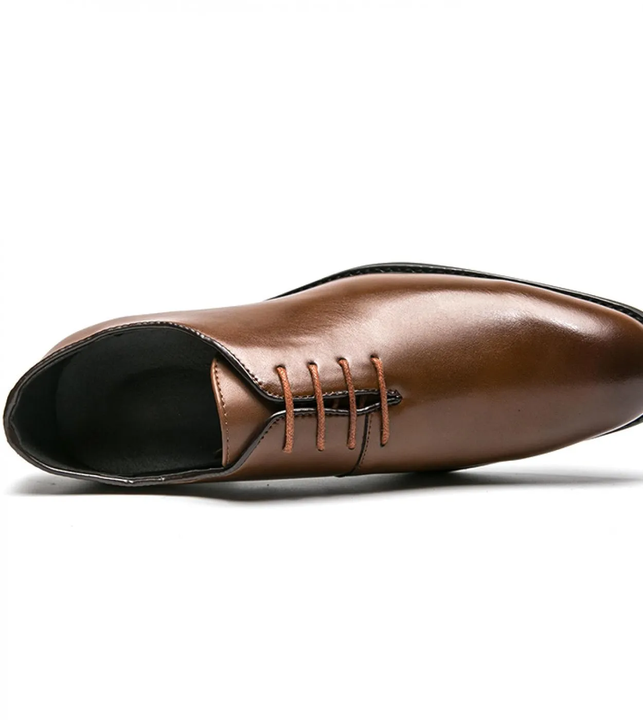 Scarpe Oxford Scarpe da uomo Pu Tinta unita Moda Business Casual Party Outdoor Semplice Stringata Punta tonda Scarpe eleganti cl