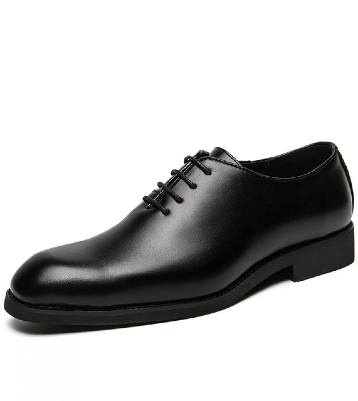 Scarpe Oxford Scarpe da uomo Pu Tinta unita Moda Business Casual Party Outdoor Semplice Stringata Punta tonda Scarpe eleganti cl