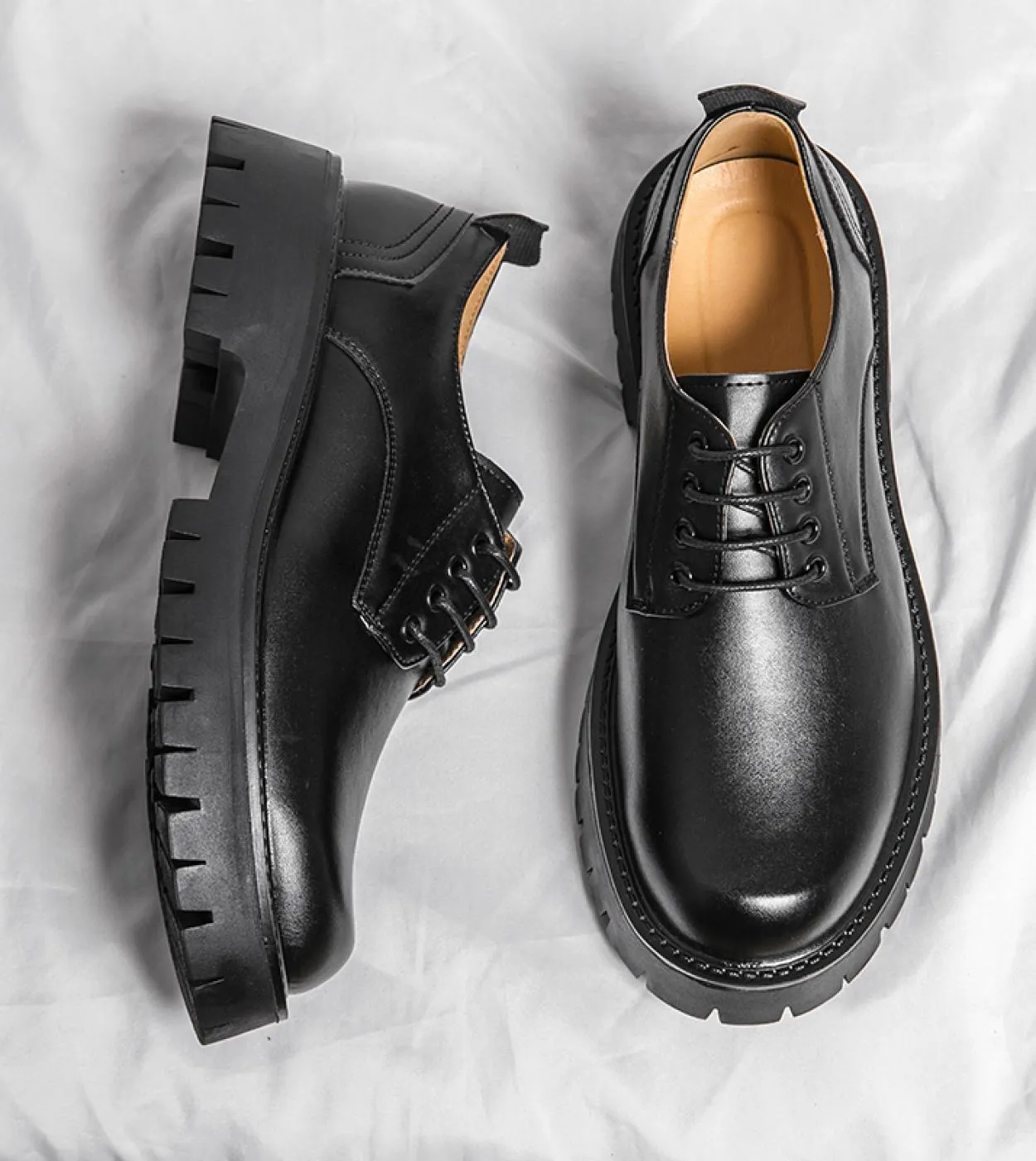Scarpe stringate formali primaverili da uomo Scarpe Martin da uomo Suola spessa Scarpe casual da uomo daffari Uomo Oxford rialz