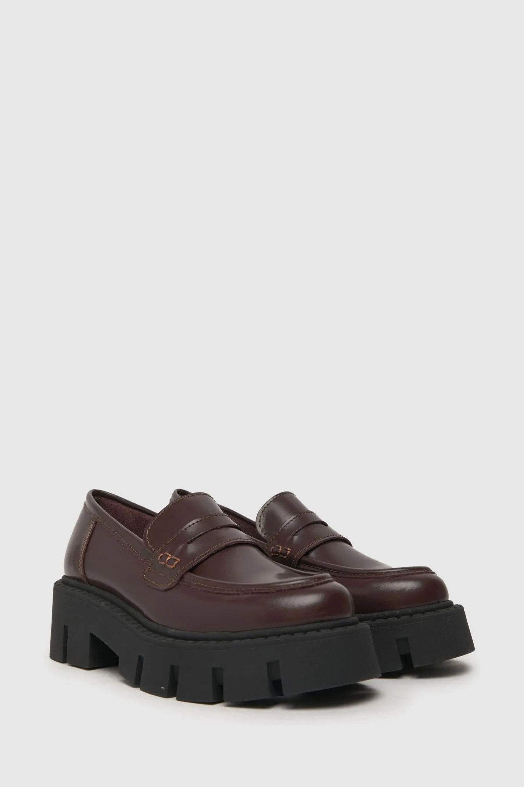 Schuh Lauren - Mocassini in pelle con suole spesse
