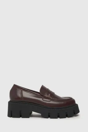 Schuh Lauren - Mocassini in pelle con suole spesse