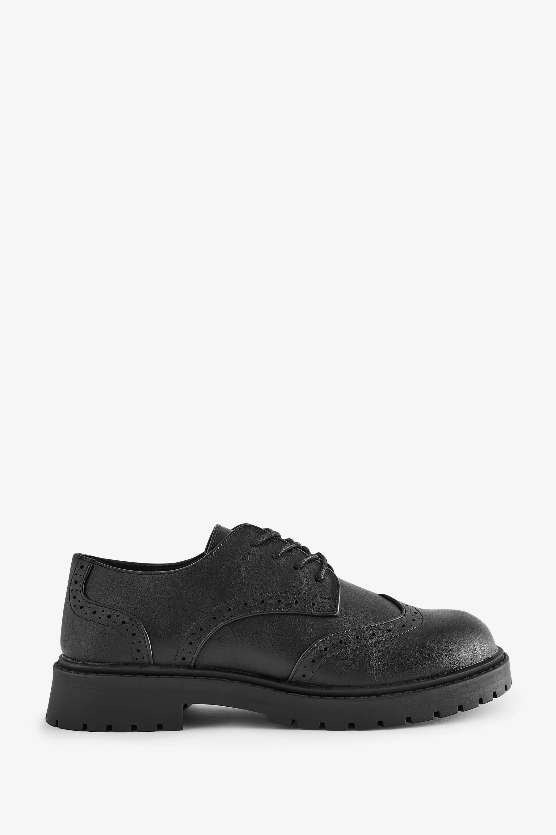 Schuh - Lotus - Nero Pizzo stile brogue - Scarpe