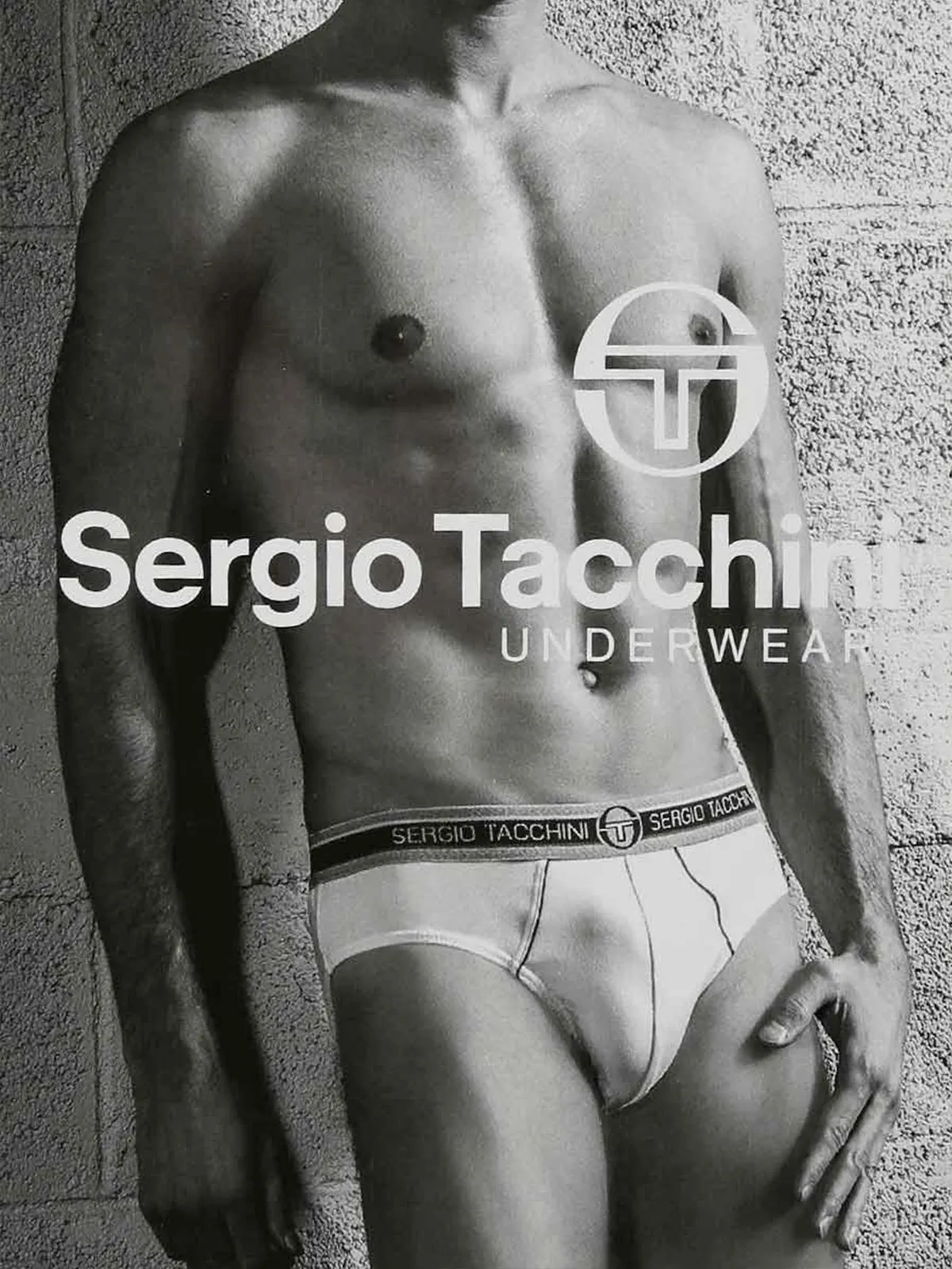 Sergio Tacchini Slip homme en coton biélastique