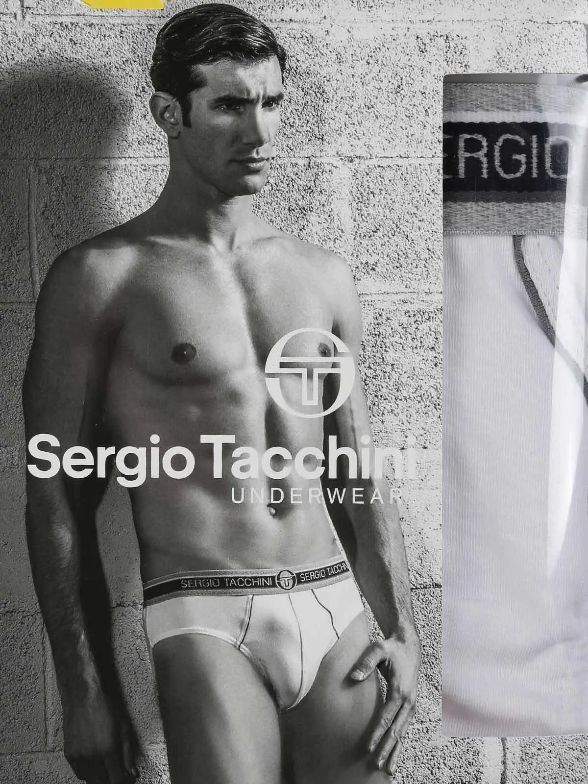 Sergio Tacchini Slip homme en coton biélastique