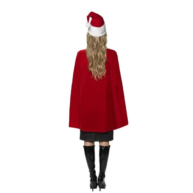 Set Mamma Natale con mantello e cappello