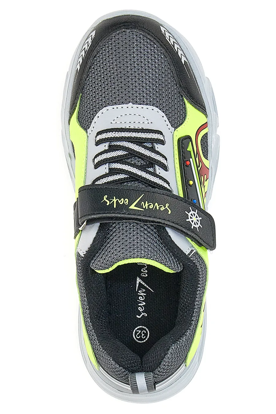  SEVENOAKS Sneakers con Luci Sevenoaks 2204 Grigie