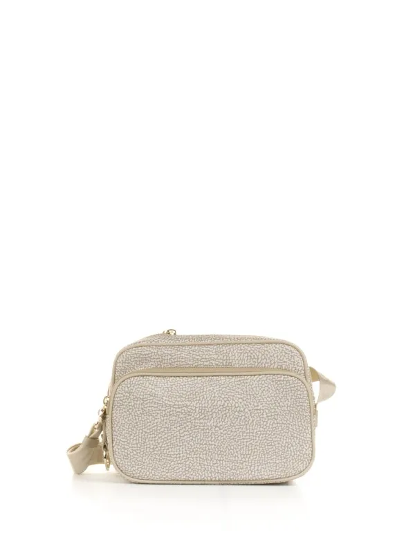 Small shoulder bag in Op fabric
