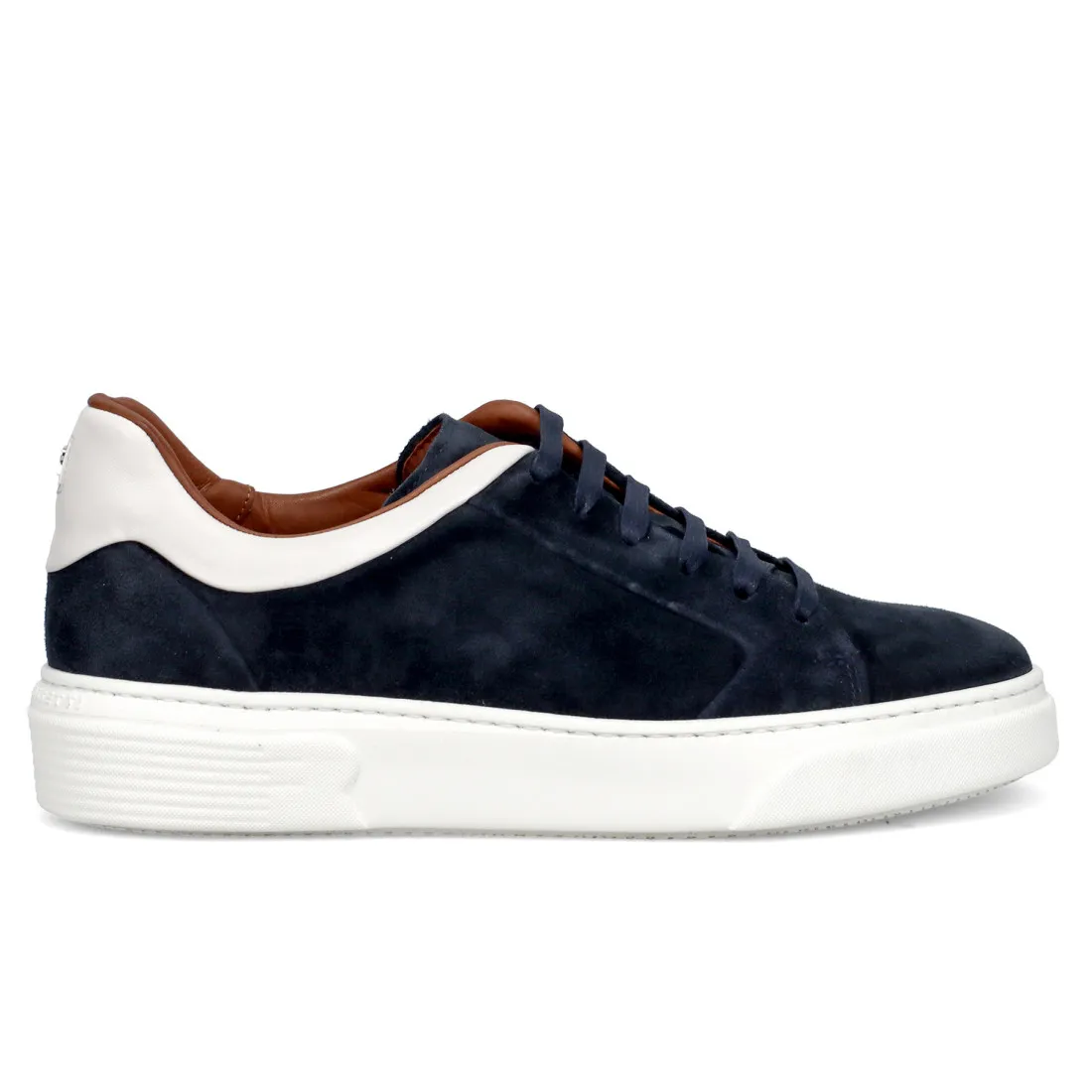 Sneaker da uomo Fratelli Rossetti in camoscio blu