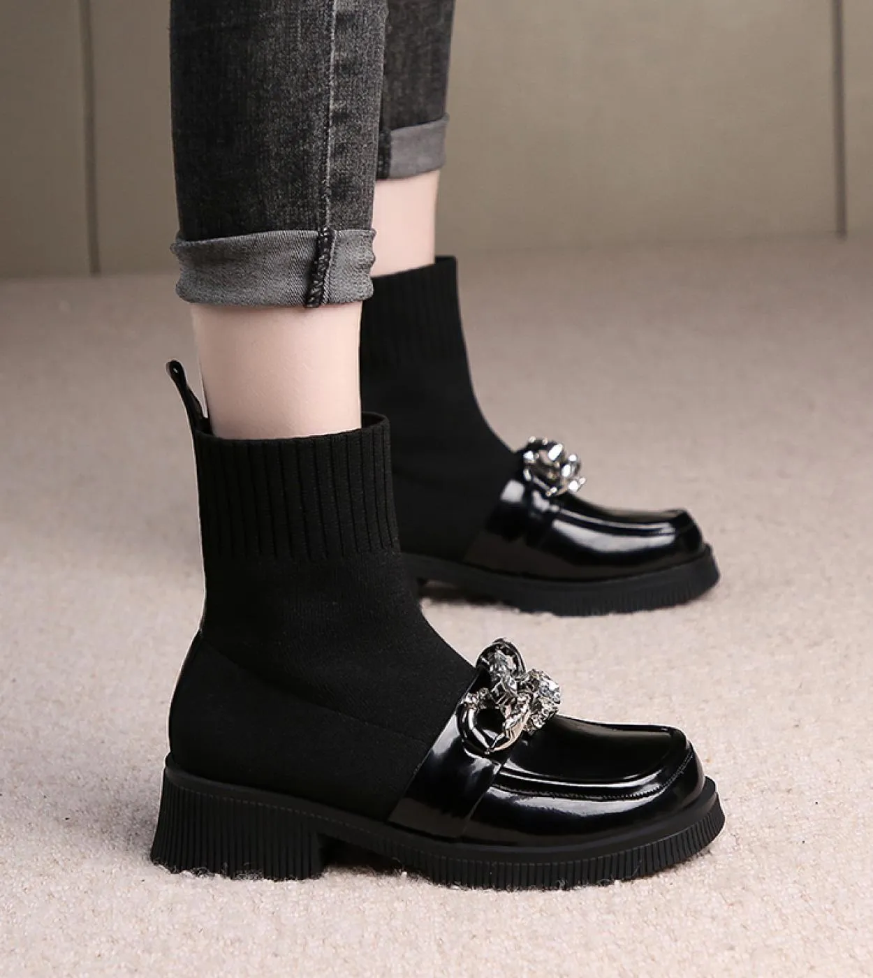 Sneakers Calzino 37 Stivaletti Chelsea Scarpe Stivali Donna Scarpe Donna Autunno 2023 Donna